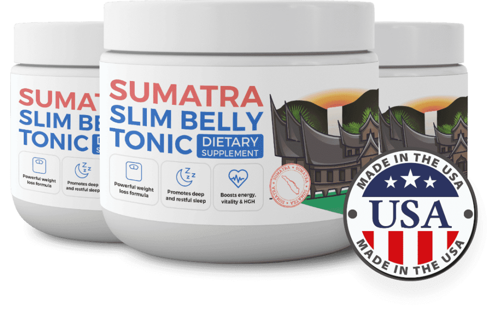 Sumatra slim belly tonic bottles
